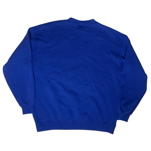 Vintage Disney Store Y2K Minnie Mouse Blue Crewneck Cozy Sweatshirt - Picture 2 of 8